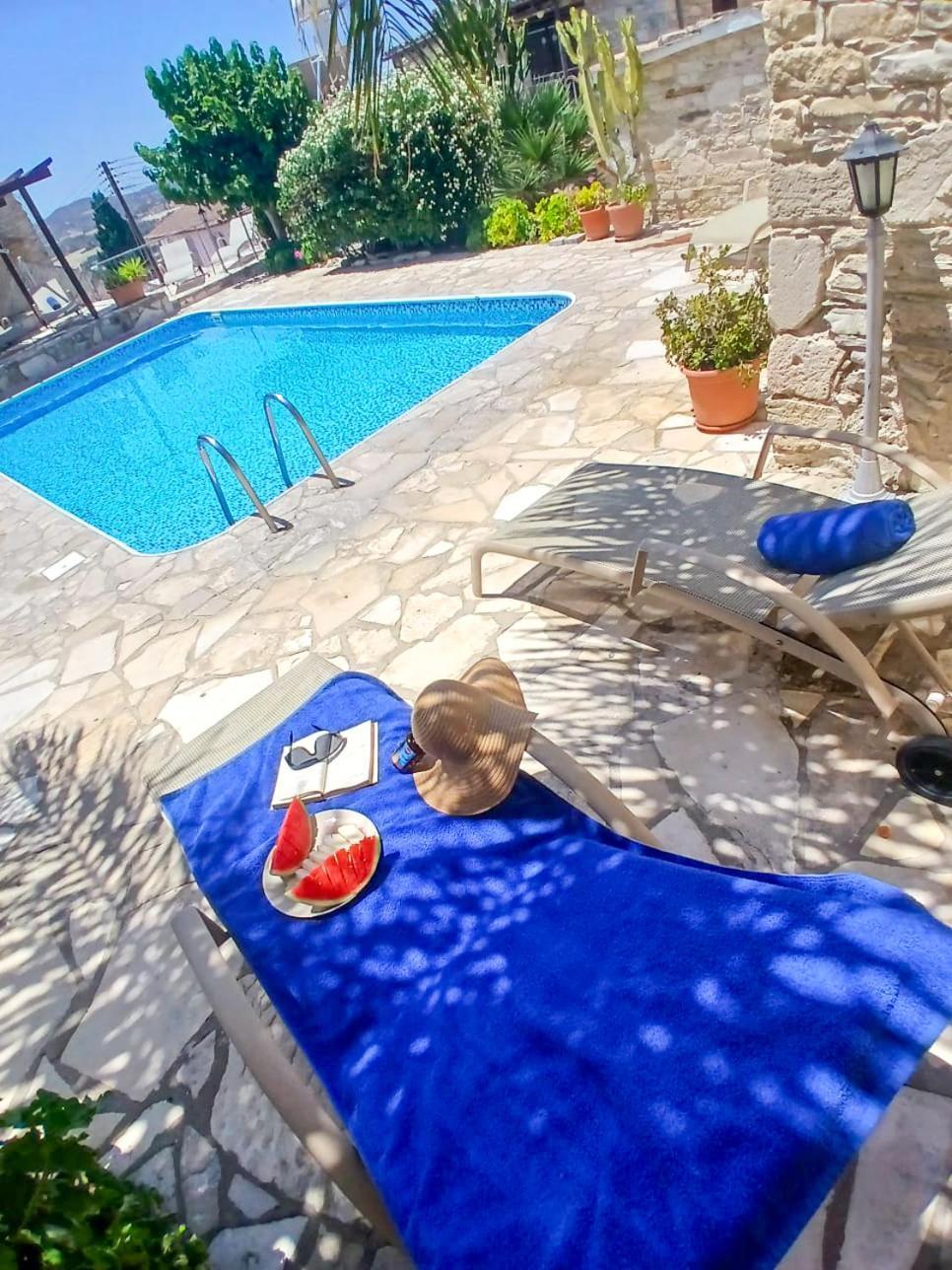 Appartement Athena'S Pool Oasis à Skarinou Extérieur photo