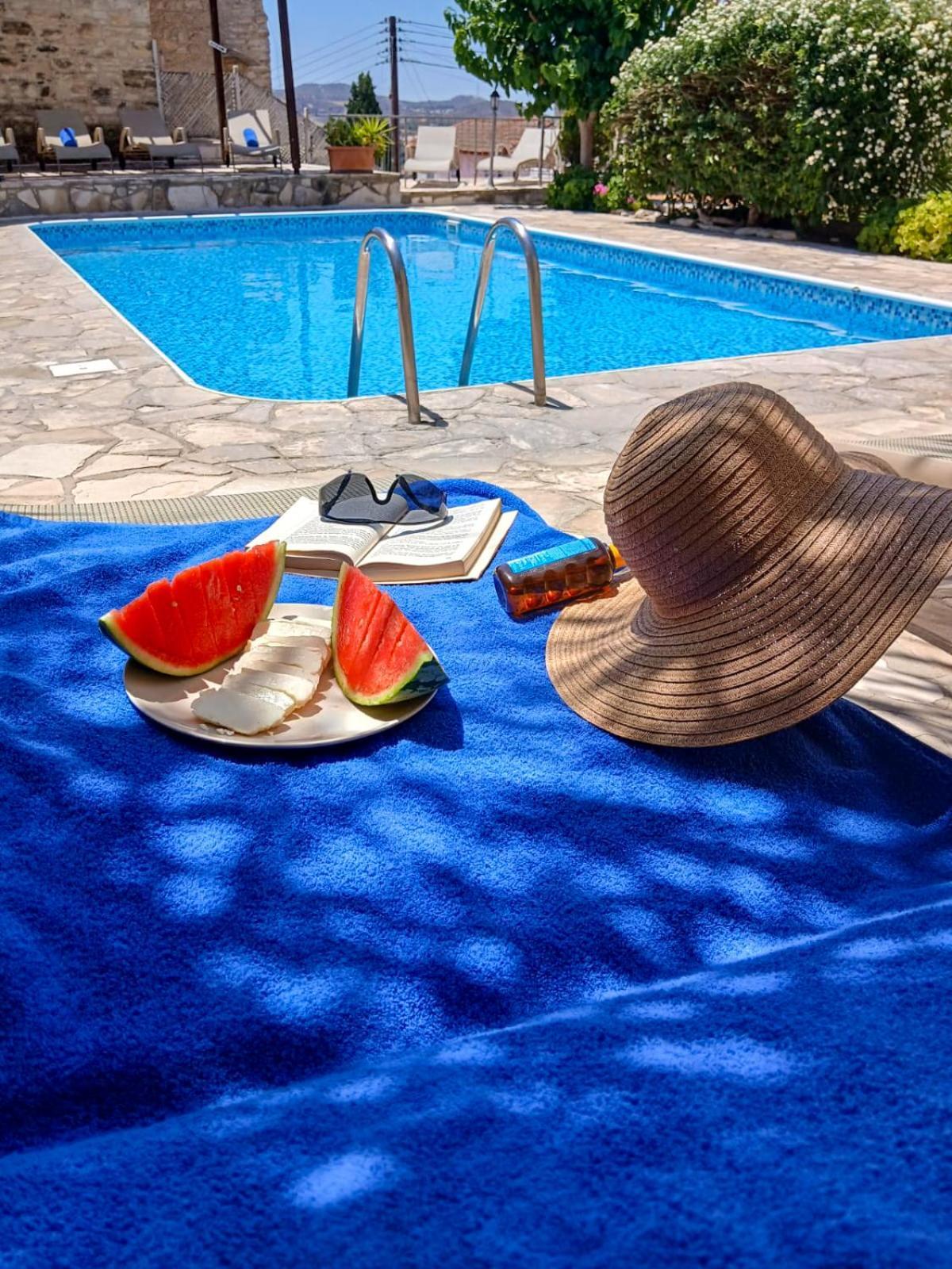 Appartement Athena'S Pool Oasis à Skarinou Extérieur photo