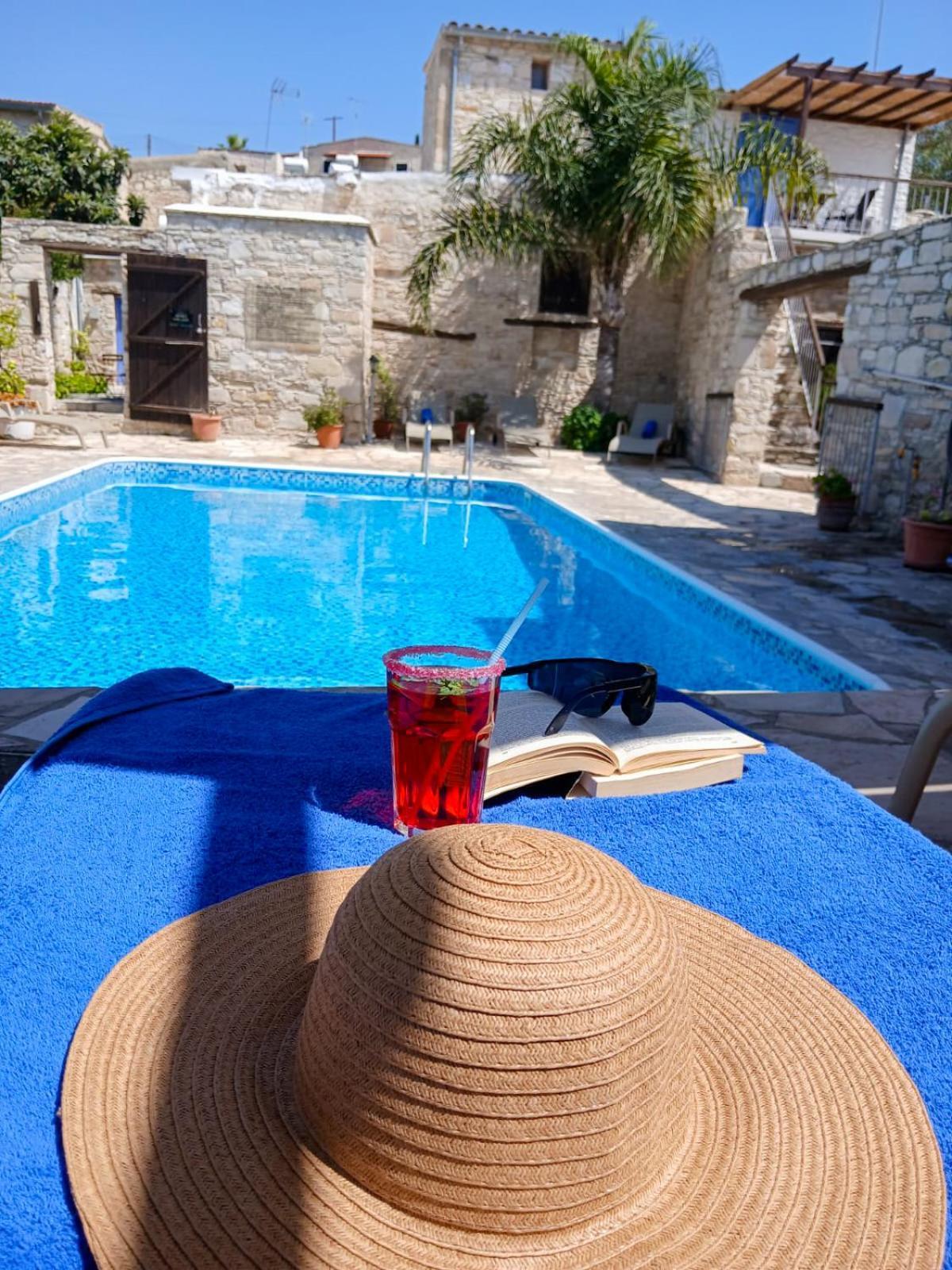 Appartement Athena'S Pool Oasis à Skarinou Extérieur photo